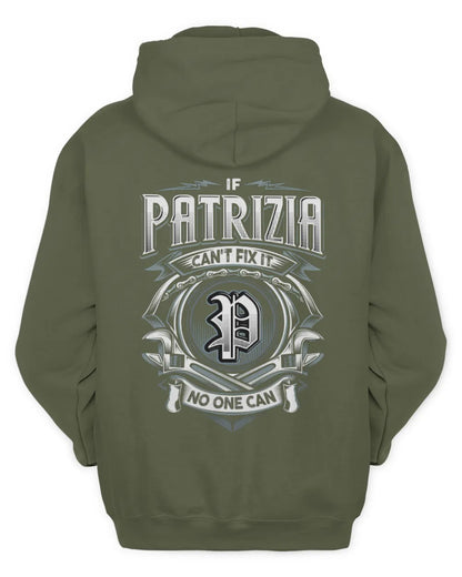 PATRIZIA AP81-K4-626 - Personalized Ahmed Quote Apparel “If Ahmed Can't Fix It, No One Can” - Unisex Hoodie - Military Green