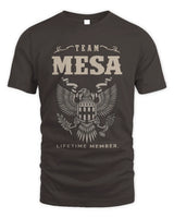 MESA TP06-K82 – Personalized Classic Style Apparel “Team NAME Lifetime Member” - Unisex Standard T-Shirt - Dark Chocolate
