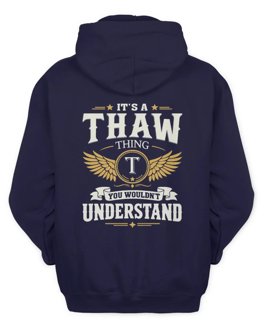THAW KT06-M008 It’s a [NAME] Thing – You Wouldn’t Understand | Personalized Vintage T-Shirt - Unisex Hoodie - Navy