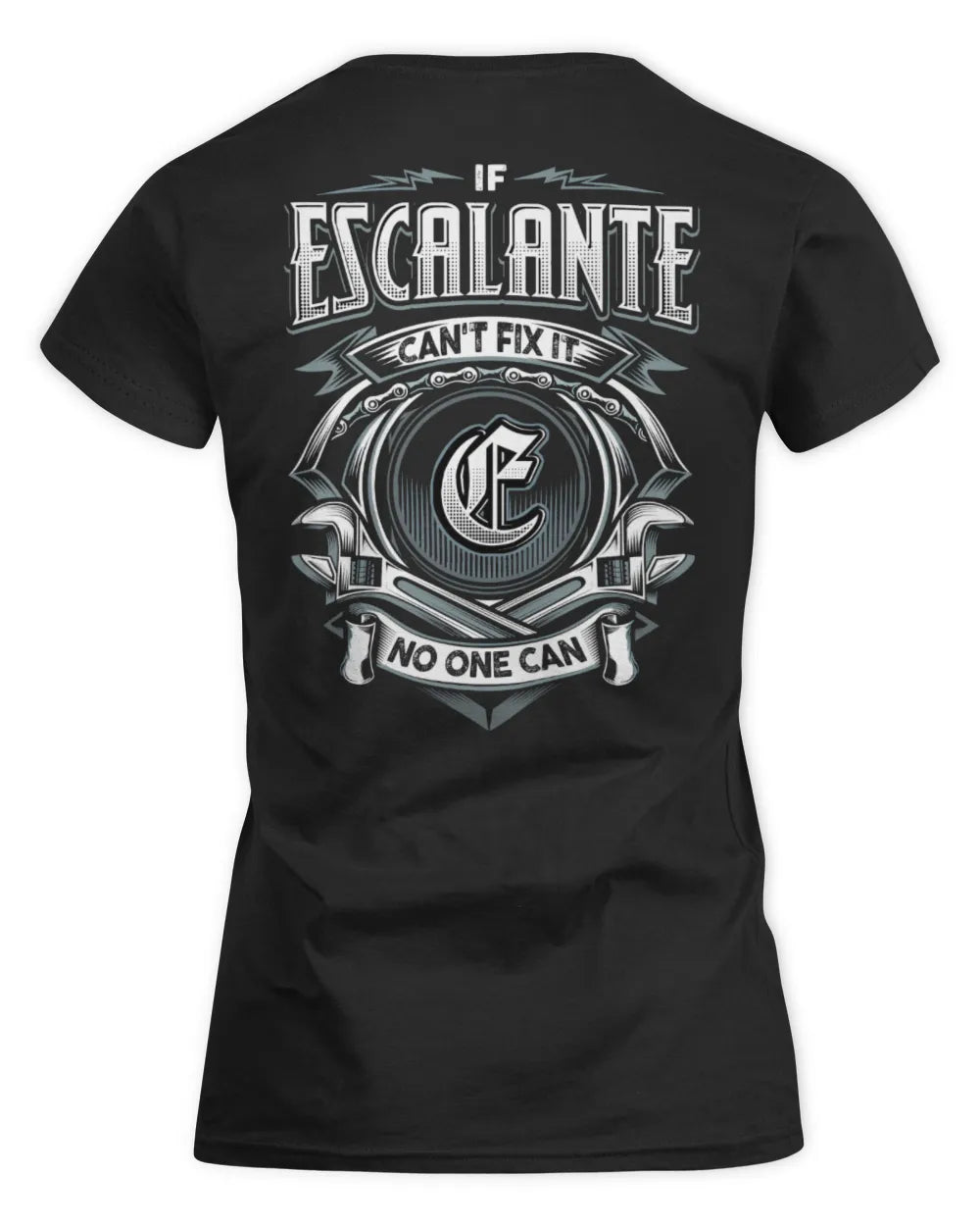 ESCALANTE AP81-K4-626 - Personalized Ahmed Quote Apparel “If Ahmed Can't Fix It, No One Can” - Women's Standard T-Shirt - Black