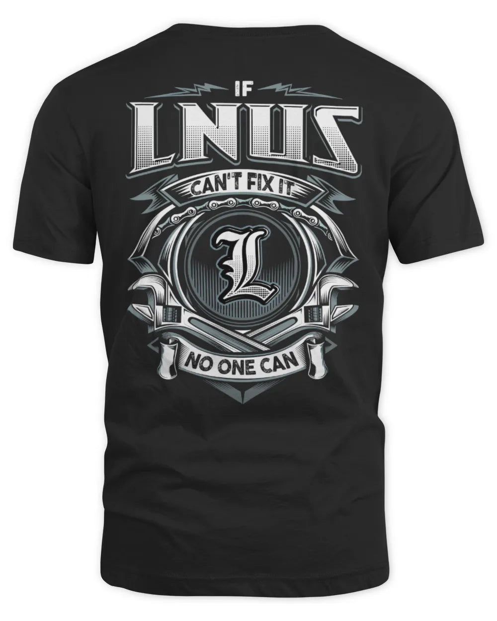 LNUS AP81-K4-626 - Personalized Ahmed Quote Apparel “If Ahmed Can't Fix It, No One Can” - Unisex Standard T-Shirt - Black