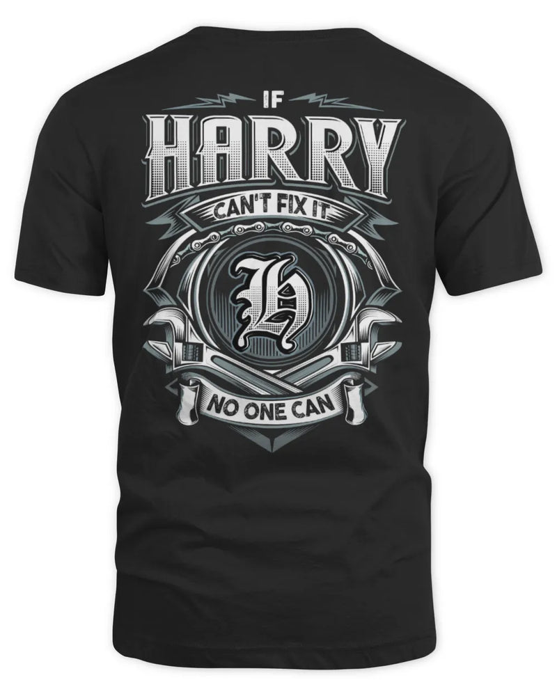 HARRY AP81-K4-626 - Personalized Ahmed Quote Apparel “If Ahmed Can't Fix It, No One Can” - Unisex Standard T-Shirt - Black