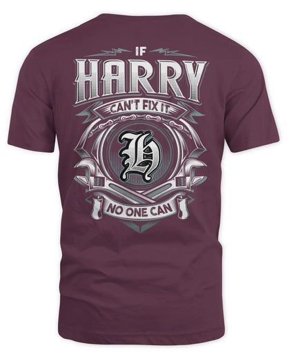 HARRY AP81-K4-626 - Personalized Ahmed Quote Apparel “If Ahmed Can't Fix It, No One Can” - Unisex Standard T-Shirt - Maroon