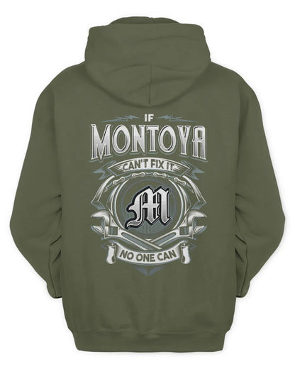 MONTOYA AP81-K4-626 - Personalized Ahmed Quote Apparel “If Ahmed Can't Fix It, No One Can” - Unisex Hoodie - Military Green