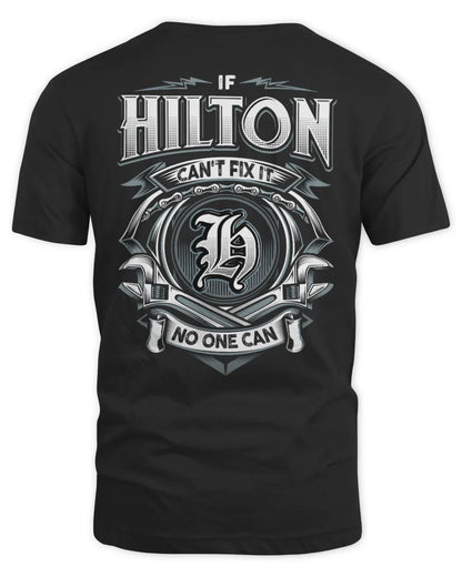 HILTON AP81-K4-626 - Personalized Ahmed Quote Apparel “If Ahmed Can't Fix It, No One Can” - Unisex Standard T-Shirt - Black