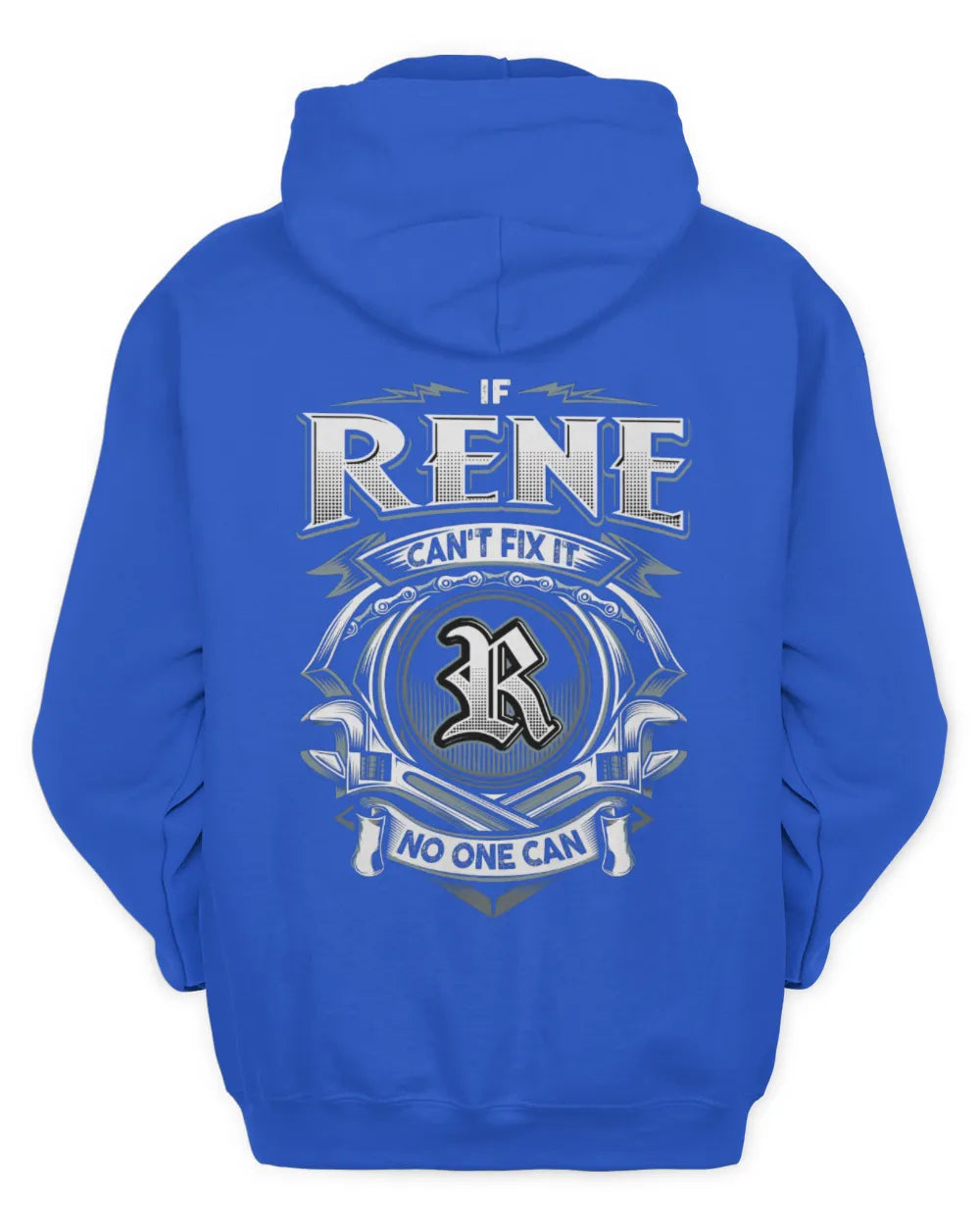 RENE AP81-K4-626 - Personalized Ahmed Quote Apparel “If Ahmed Can't Fix It, No One Can” - Unisex Hoodie - Royal
