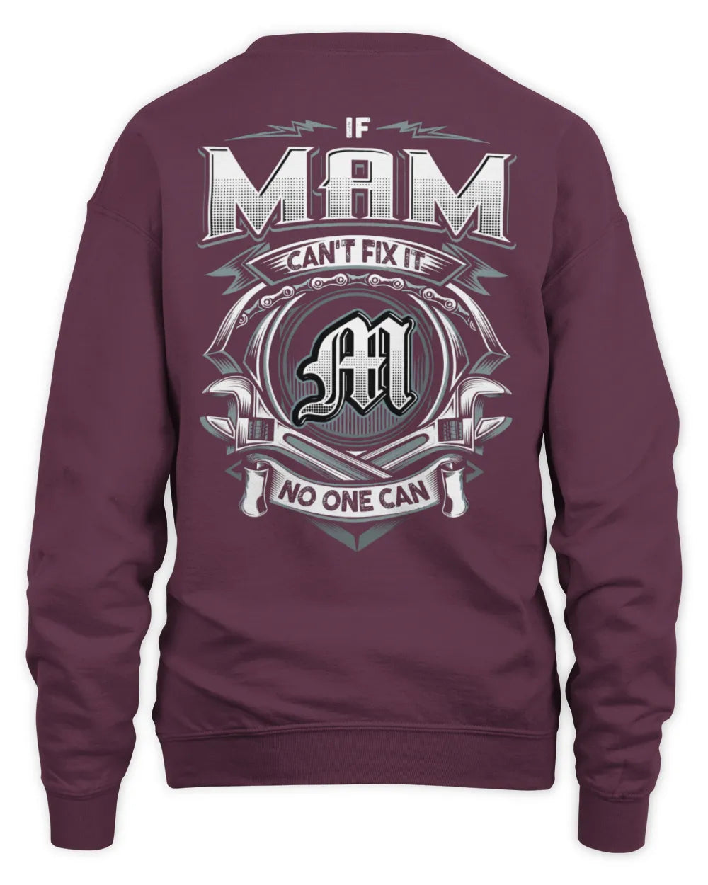 MAM AP81-K4-626 - Personalized Ahmed Quote Apparel “If Ahmed Can't Fix It, No One Can” - Unisex Sweatshirt - Maroon