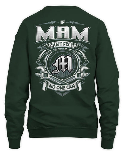 MAM AP81-K4-626 - Personalized Ahmed Quote Apparel “If Ahmed Can't Fix It, No One Can” - Unisex Sweatshirt - Forest Green