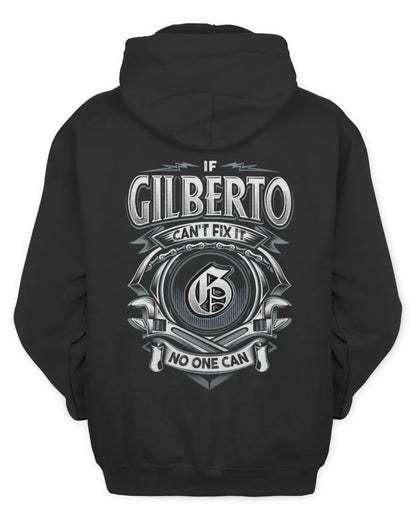 GILBERTO AP81-K4-626 - Personalized Ahmed Quote Apparel “If Ahmed Can't Fix It, No One Can” - Unisex Hoodie - Black
