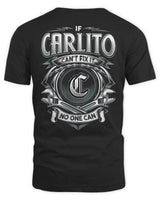 CARLITO AP81-K4-626 - Personalized Ahmed Quote Apparel “If Ahmed Can't Fix It, No One Can” - Unisex Standard T-Shirt - Black