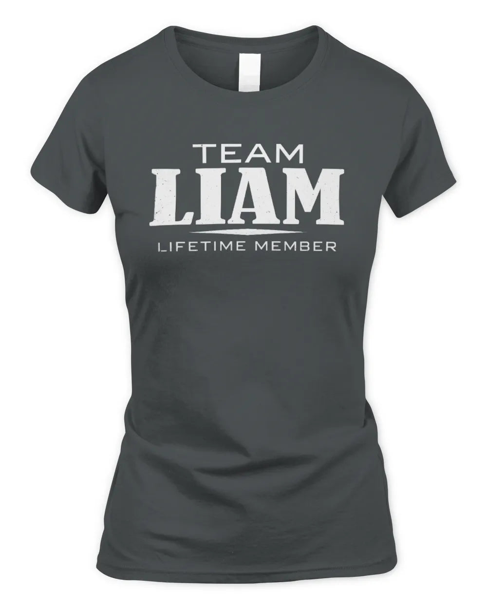 LIAM BL62-K4-128 - Personalized “Team NAME Lifetime Member” - Women's Standard T-Shirt - Charcoal