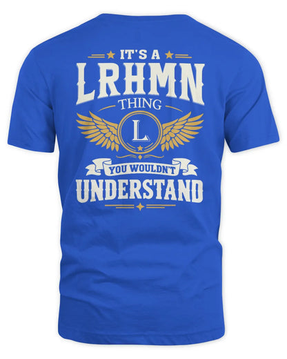 LRHMN KT06-M008 It’s a [NAME] Thing – You Wouldn’t Understand | Personalized Vintage T-Shirt - Unisex Standard T-Shirt - Royal