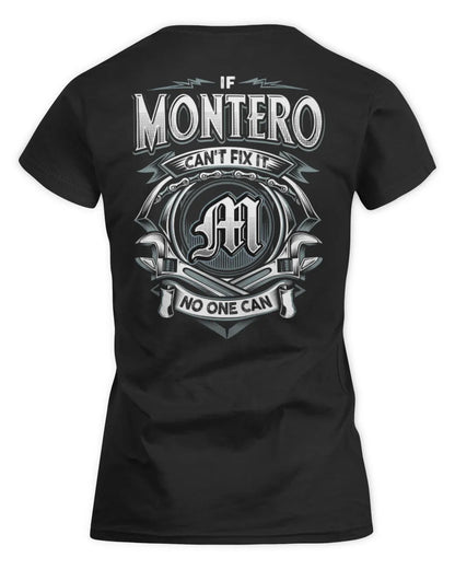MONTERO AP81-K4-626 - Personalized Ahmed Quote Apparel “If Ahmed Can't Fix It, No One Can” - Women's Standard T-Shirt - Black