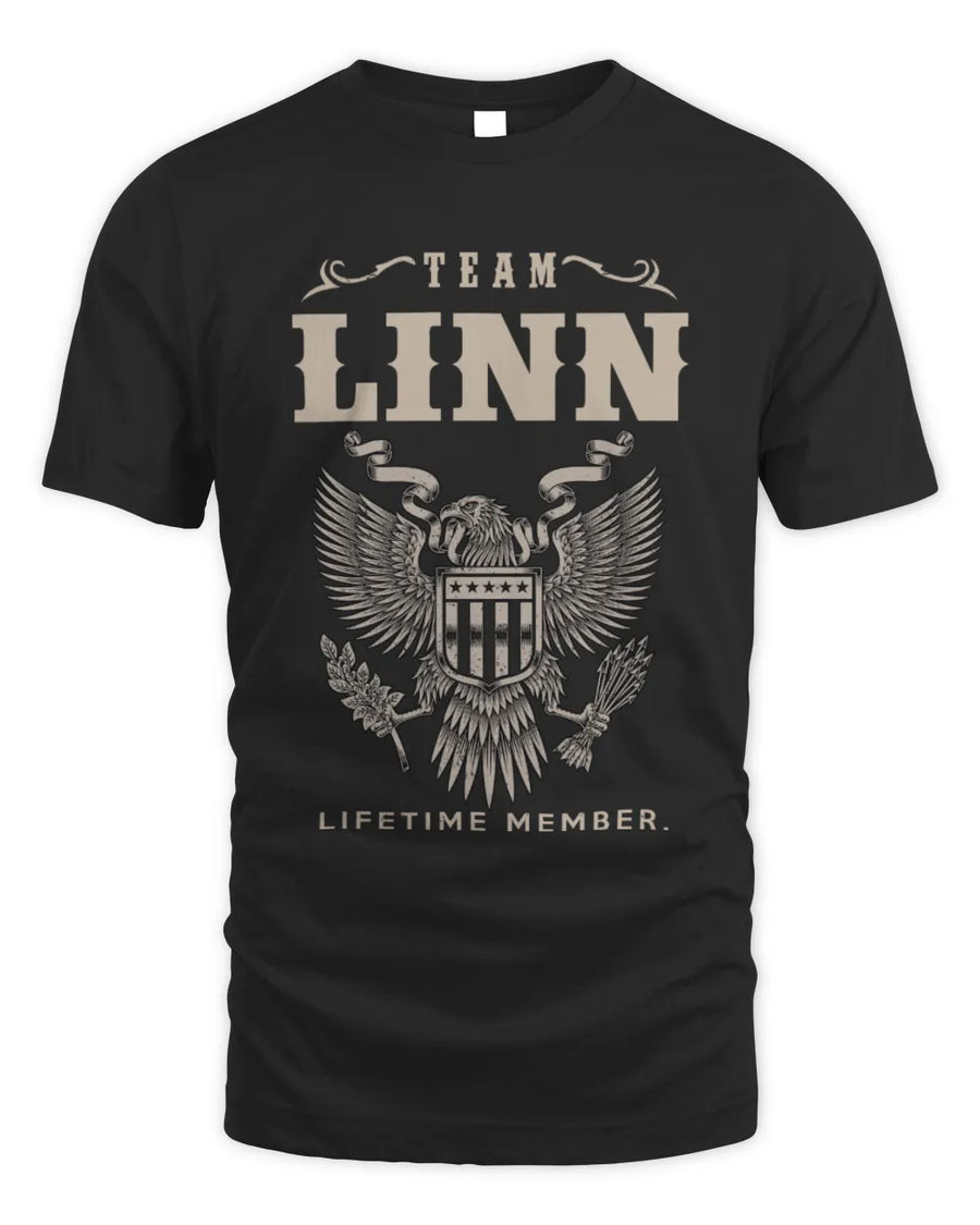 LINN TP06-K82 – Personalized Classic Style Apparel “Team NAME Lifetime Member”