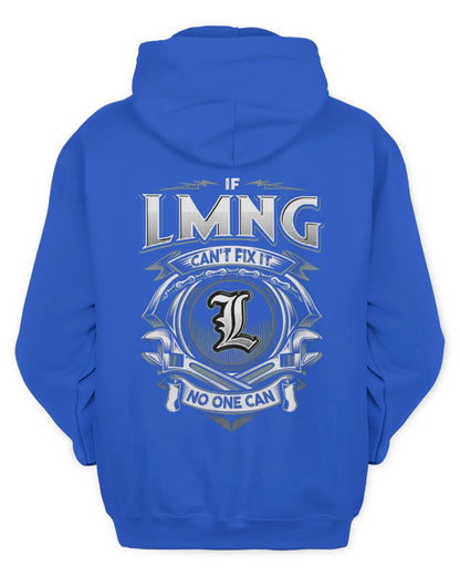 LMNG AP81-K4-626 - Personalized Ahmed Quote Apparel “If Ahmed Can't Fix It, No One Can” - Unisex Hoodie - Royal
