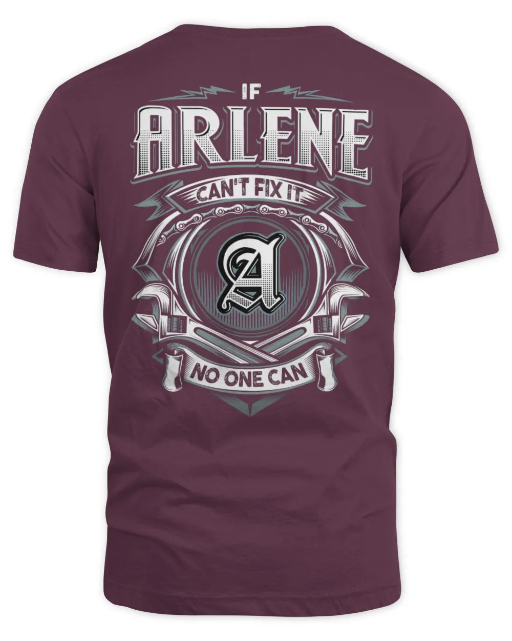 ARLENE AP81-K4-626 - Personalized Ahmed Quote Apparel “If Ahmed Can't Fix It, No One Can” - Unisex Standard T-Shirt - Maroon