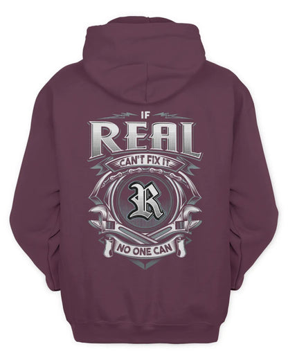 REAL AP81-K4-626 - Personalized Ahmed Quote Apparel “If Ahmed Can't Fix It, No One Can” - Unisex Hoodie - Maroon