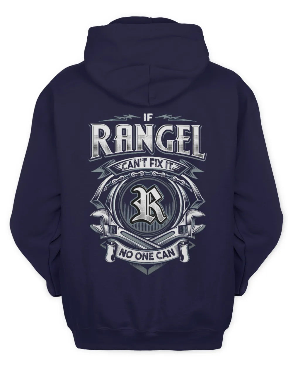 RANGEL AP81-K4-626 - Personalized Ahmed Quote Apparel “If Ahmed Can't Fix It, No One Can” - Unisex Hoodie - Navy