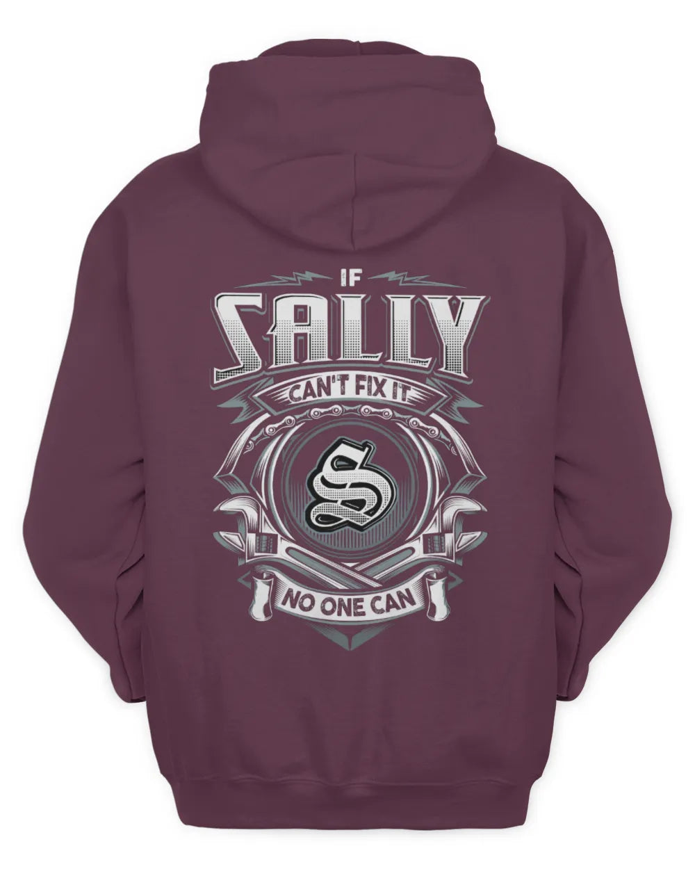 SALLY AP81-K4-626 - Personalized Ahmed Quote Apparel “If Ahmed Can't Fix It, No One Can” - Unisex Hoodie - Maroon