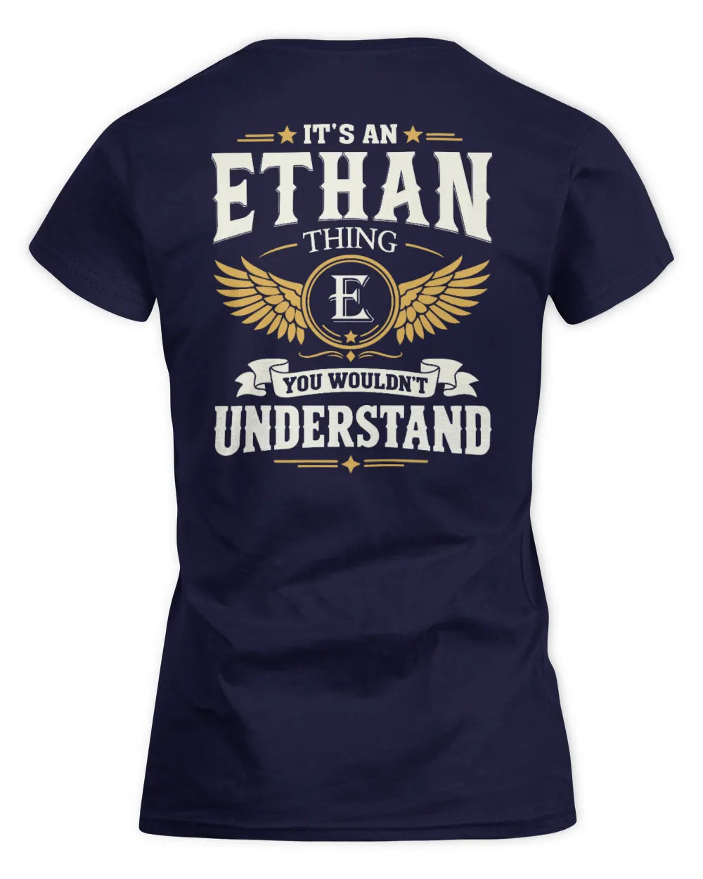 ETHAN KT06-M008 It’s a [NAME] Thing – You Wouldn’t Understand | Personalized Vintage T-Shirt - Women's Standard T-Shirt - Navy