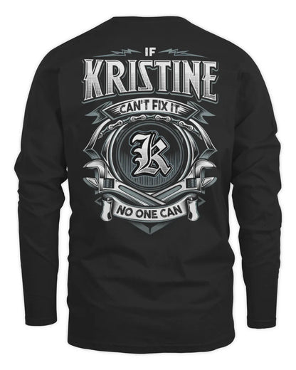KRISTINE AP81-K4-626 - Personalized Ahmed Quote Apparel “If Ahmed Can't Fix It, No One Can” - Men's Long Sleeved T-Shirt - Black