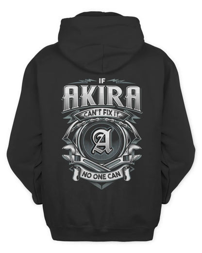 AKIRA AP81-K4-626 - Personalized Ahmed Quote Apparel “If Ahmed Can't Fix It, No One Can” - Unisex Hoodie - Black
