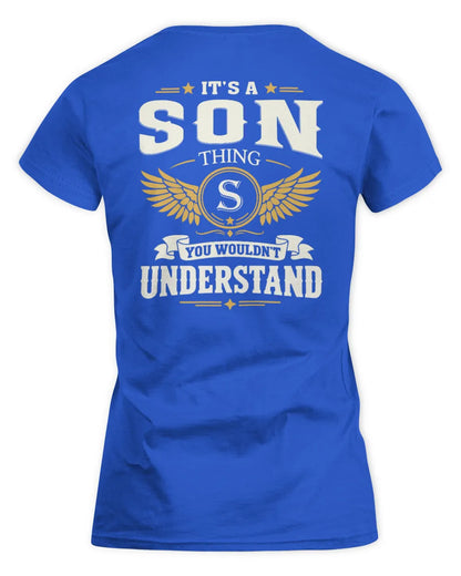 SON KT06-M008 It’s a [NAME] Thing – You Wouldn’t Understand | Personalized Vintage T-Shirt - Women's Standard T-Shirt - Royal