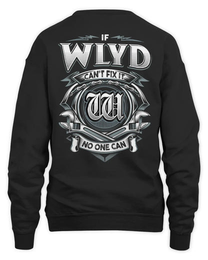 WLYD AP81-K4-626 - Personalized Ahmed Quote Apparel “If Ahmed Can't Fix It, No One Can” - Unisex Sweatshirt - Black
