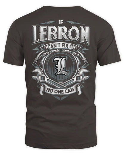 LEBRON AP81-K4-626 - Personalized Ahmed Quote Apparel “If Ahmed Can't Fix It, No One Can” - Unisex Standard T-Shirt - Dark Chocolate