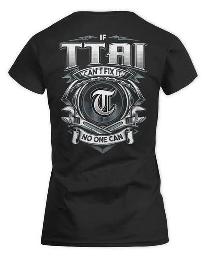 TTAI AP81-K4-626 - Personalized Ahmed Quote Apparel “If Ahmed Can't Fix It, No One Can” - Women's Standard T-Shirt - Black