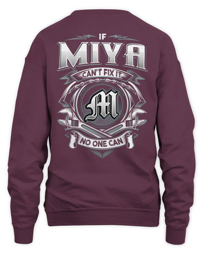 MIYA AP81-K4-626 - Personalized Ahmed Quote Apparel “If Ahmed Can't Fix It, No One Can” - Unisex Sweatshirt - Maroon