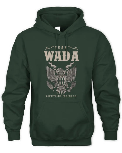 WADA TP06-K82 – Personalized Classic Style Apparel “Team NAME Lifetime Member” - Unisex Hoodie - Forest Green