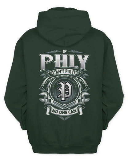 PHLY AP81-K4-626 - Personalized Ahmed Quote Apparel “If Ahmed Can't Fix It, No One Can” - Unisex Hoodie - Forest Green