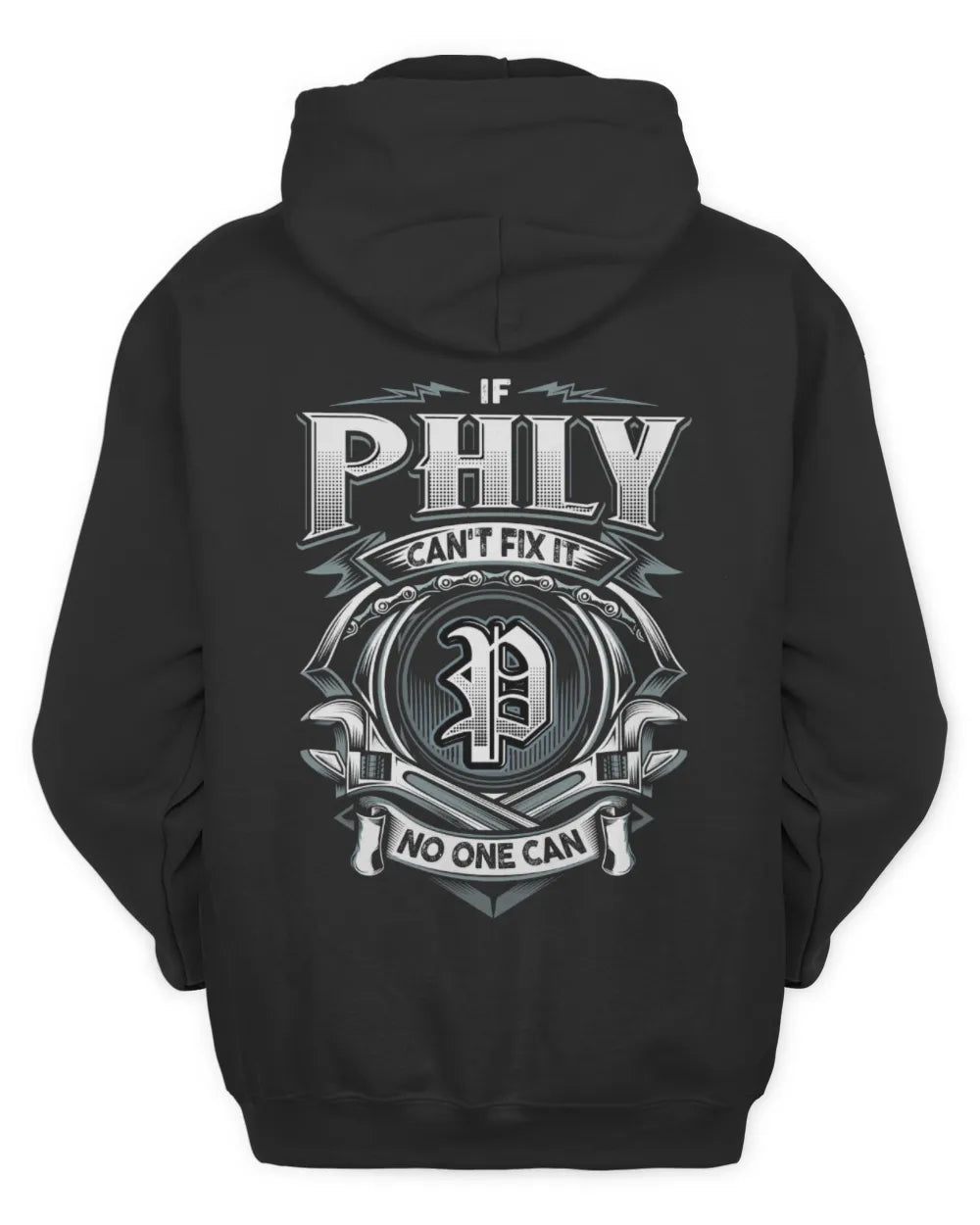 PHLY AP81-K4-626 - Personalized Ahmed Quote Apparel “If Ahmed Can't Fix It, No One Can” - Unisex Hoodie - Black
