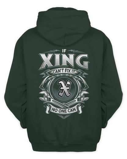 XING AP81-K4-626 - Personalized Ahmed Quote Apparel “If Ahmed Can't Fix It, No One Can” - Unisex Hoodie - Forest Green