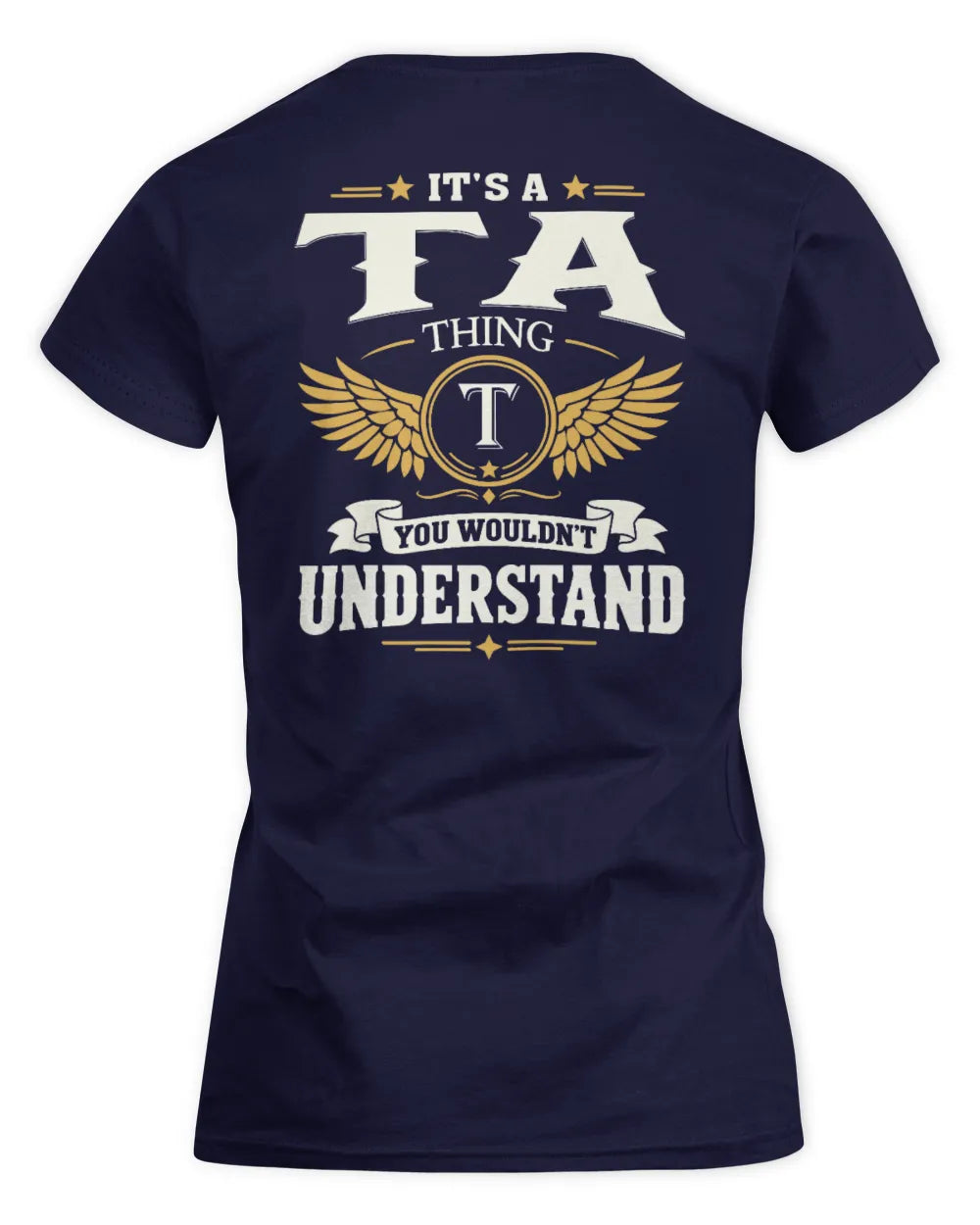 TA KT06-M008 It’s a [NAME] Thing – You Wouldn’t Understand | Personalized Vintage T-Shirt - Women's Standard T-Shirt - Navy