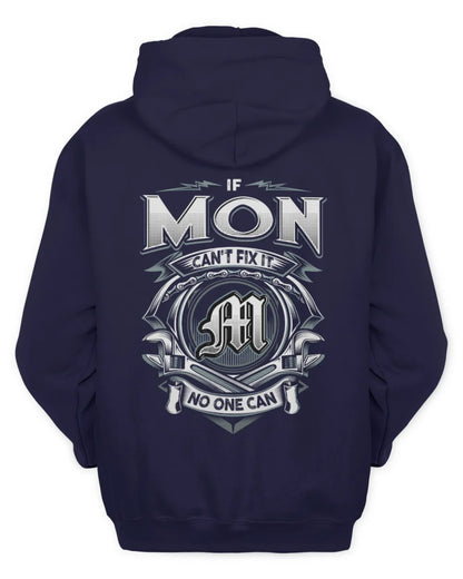 MON AP81-K4-626 - Personalized Ahmed Quote Apparel “If Ahmed Can't Fix It, No One Can” - Unisex Hoodie - Navy