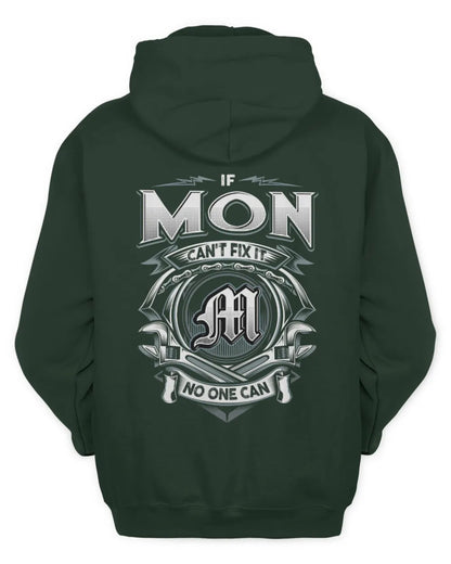 MON AP81-K4-626 - Personalized Ahmed Quote Apparel “If Ahmed Can't Fix It, No One Can” - Unisex Hoodie - Forest Green