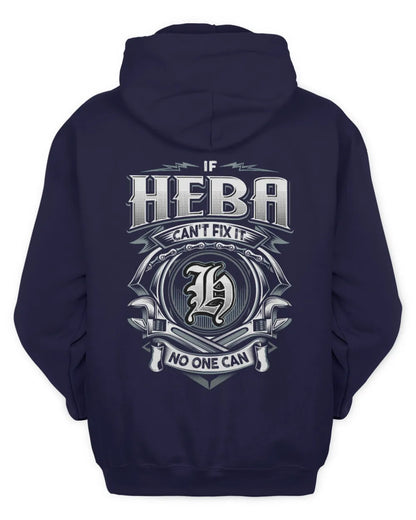 HEBA AP81-K4-626 - Personalized Ahmed Quote Apparel “If Ahmed Can't Fix It, No One Can” - Unisex Hoodie - Navy