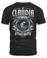 CLAUDIA AP81-K4-626 - Personalized Ahmed Quote Apparel “If Ahmed Can't Fix It, No One Can” - Unisex Standard T-Shirt - Black