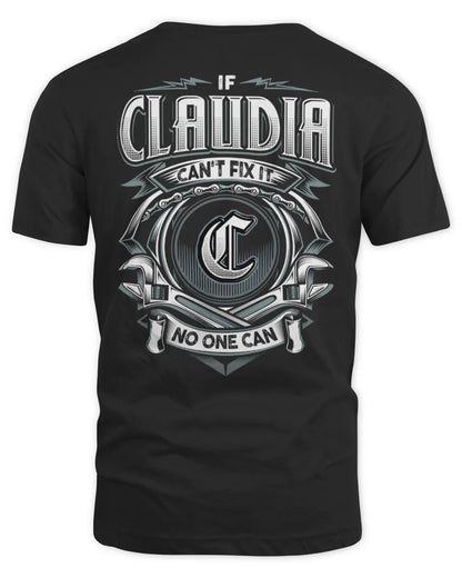 CLAUDIA AP81-K4-626 - Personalized Ahmed Quote Apparel “If Ahmed Can't Fix It, No One Can” - Unisex Standard T-Shirt - Black