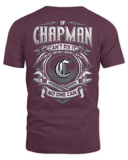 CHAPMAN AP81-K4-626 - Personalized Ahmed Quote Apparel “If Ahmed Can't Fix It, No One Can” - Unisex Standard T-Shirt - Maroon
