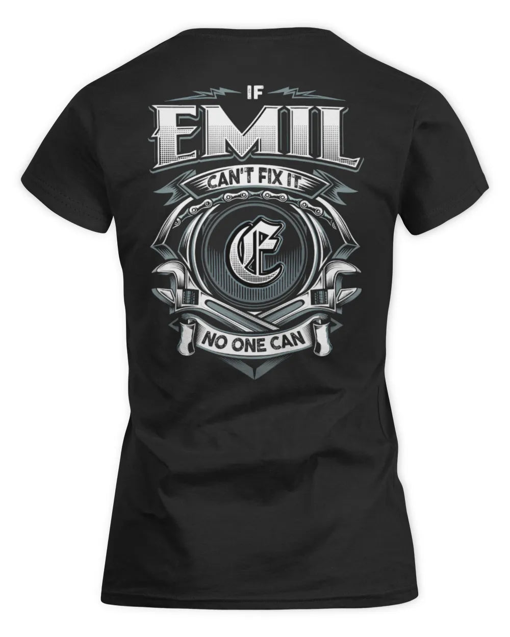 EMIL AP81-K4-626 - Personalized Ahmed Quote Apparel “If Ahmed Can't Fix It, No One Can” - Women's Standard T-Shirt - Black