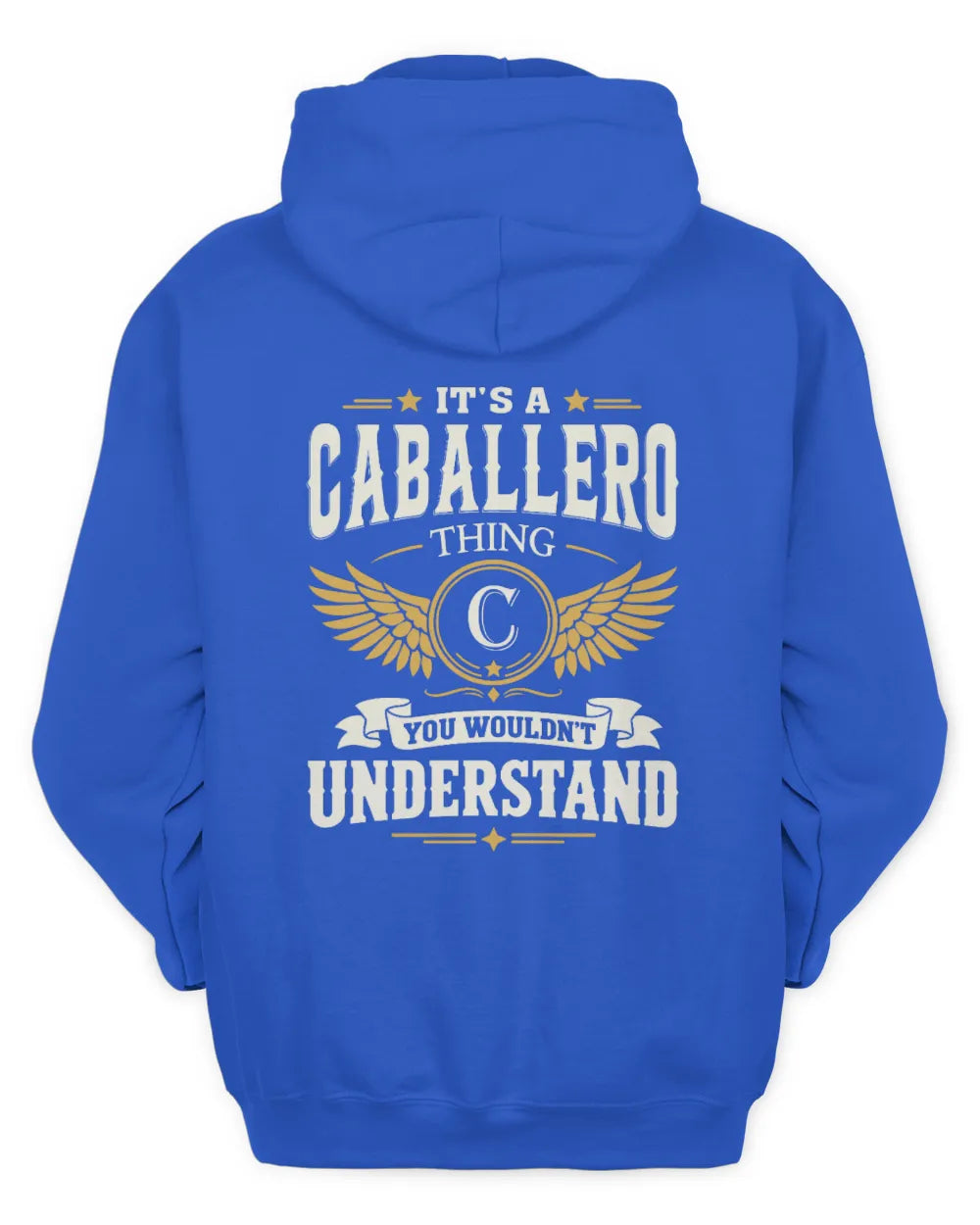 CABALLERO KT06-M008 It’s a [NAME] Thing – You Wouldn’t Understand | Personalized Vintage T-Shirt - Unisex Hoodie - Royal