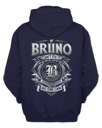 BRUNO AP81-K4-626 - Personalized Ahmed Quote Apparel “If Ahmed Can't Fix It, No One Can” - Unisex Hoodie - Navy