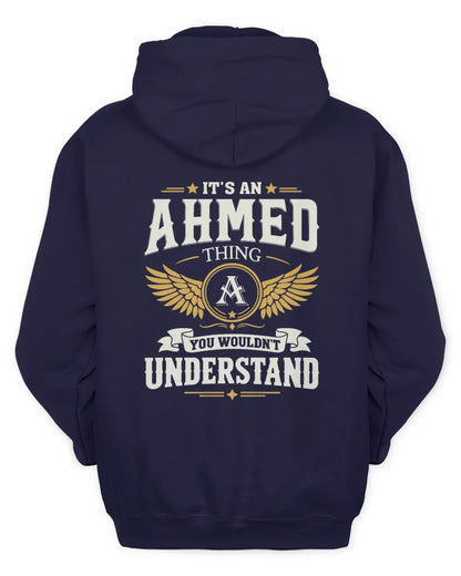AHMED KT06-M008 It’s a [NAME] Thing – You Wouldn’t Understand | Personalized Vintage T-Shirt - Unisex Hoodie - Navy
