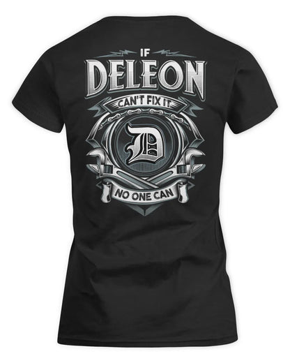 DELEON AP81-K4-626 - Personalized Ahmed Quote Apparel “If Ahmed Can't Fix It, No One Can” - Women's Standard T-Shirt - Black