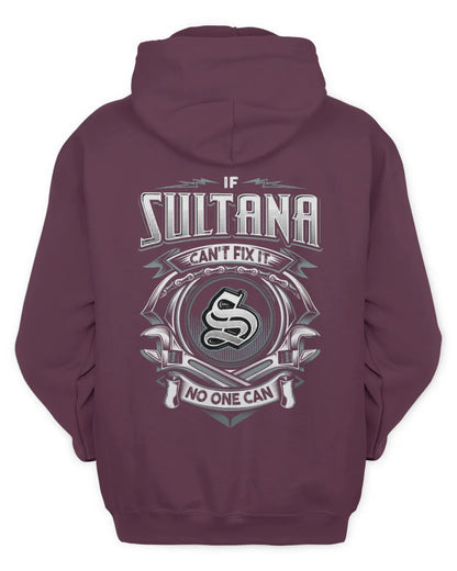 SULTANA AP81-K4-626 - Personalized Ahmed Quote Apparel “If Ahmed Can't Fix It, No One Can” - Unisex Hoodie - Maroon