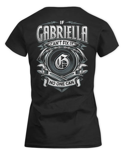 GABRIELLA AP81-K4-626 - Personalized Ahmed Quote Apparel “If Ahmed Can't Fix It, No One Can” - Women's Standard T-Shirt - Black