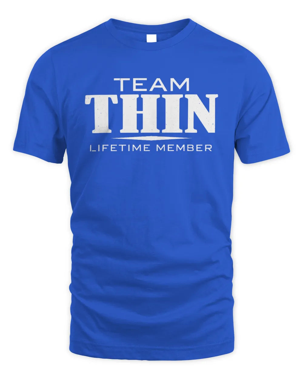 THIN BL62-K4-128 - Personalized “Team AARON Lifetime Member” - Unisex Standard T-Shirt - Royal
